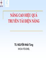 nâng cao hiệu quả truyền tải điện năng trong hệ thống điện