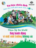 Tài liệu chiến dịch làm cho thế giới sạch hơn 2014  hãy hành động vì một môi trường không rác