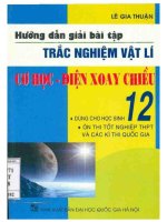 Ebook hướng dẫn giải bài tập trắc nghiệm vật lí 12 (cơ học   điện xoay chiều)  phần 1
