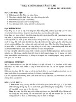 TRIỆU CHỨNG học tâm THẦN POST 