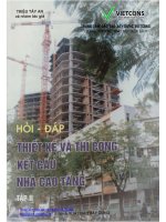 Hỏi đáp thiết kế và thi công nhà cao tầng tập 2(phan 1)
