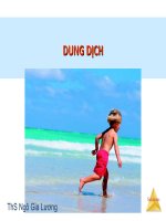 Bài giảng dung dịch – ths  ngô gia lương