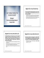 bài giảng hệ thống thông tin doanh nghiệp chương 1 vai trò của hệ thống thông tin trong tổ chức