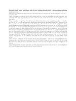 Quyết định mức giới hạn tối đa dư lượng thuốc thú y trong thực phẩm