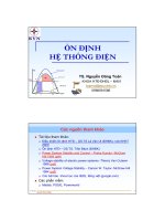 ổn định trong hệ thống điện