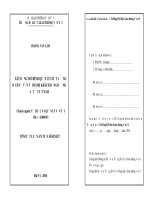 Xây dựng mô hình quản lý chất lượng dịch vụ vận tải hành khách bằng đường sắt ở việt nam (TT)