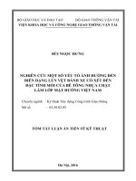 Nghiên cứu một số yếu tố ảnh hưởng đến biến dạng lún vệt bánh xe có xét đến đặc tính mỏi của bê tông nhựa chặt làm lớp mặt đường Việt Nam