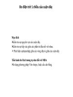 Đo điện trở 1 chiều của cuộn dây