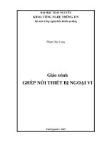 Giáo trình ghép nối thiết bị ngoại vi   phạm đức long