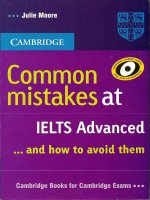 Luyen thi tieng anh IELTS( Sách Common mistakes at ielts (advanced)