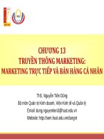 bài giảng truyền thông marketing