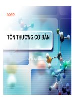 Bài giảng tổn thương cơ bản   ths  BS ngô minh vinh