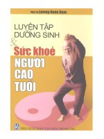 Ebook luyện tập dưỡng sinh và sức khỏe người cao tuổi  phần 1