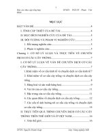 Thực trạng và một số giải pháp nhằm chuyển dịch cơ cấu cây trồng của xã trung giã   huyện sóc sơn   thành phố hà nội 