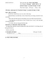 giáo án kinh tế vĩ mô