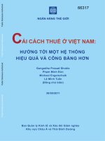 CẢI CÁCH THUẾ Ở VIỆT NAM