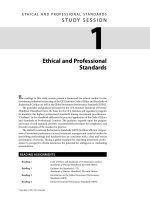 Sách CFA Level 1 tiếng Anh BDF