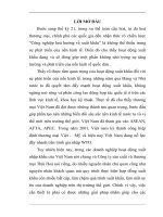 Giải pháp nhằm nâng cao hiệu quả quy trình tổ chức thực hiện hợp đồng xuất khẩu tại công ty sản xuất và thương mại thái hòa 