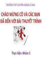 XÁC ĐỊNH KẾ HOẠCH KINH DOANH