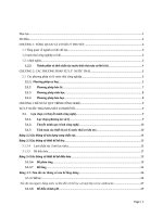 đồ án môn học: xử lý nước ô nhiễm