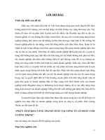 PHÂN TÍCH KHẢ NĂNG THANH TOÁN tại CÔNG TY 