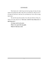 Tính toán và thiết kế máy khuấy trộn và định lượng nha