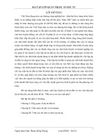 DỰ án  đầu tư cơ sở sản xuất giầy 