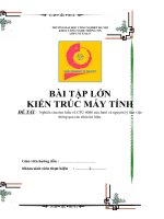 Nghiên cứu tìm hiểu về CPU 8086 của intel và nguyên lý làm việc thông qua các chân tín hiệu