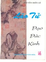 LÃO TỬ  ĐẠO ĐỨC KINH