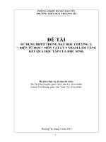 SỬ DỤNG BĐTD TRONG DẠY HỌC CHƯƠNG 2 điện từ HỌC môn vật LÝ 9 NHẰM LÀM TĂNG kết QUẢ HỌC tập CỦA HỌC SINH 