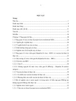 tạo cây cà chua mang gen HBsAg bằng phương pháp biến nạp gen dùng vi khuẩn agrobacterium tumefaciens