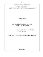 Nghiên cứu về đặc điểm vận tải ẩm ở việt nam trong các đợt ENSO (TT)