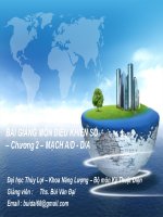 Mạch AD DA Sử Dụng tính toán môn điện tử