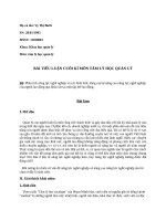 Phân tích năng lực nghề nghiệp và các hình thức nâng caotự nâng cao năng lực nghề nghiệp của người lao động qua khảo sát tại một tập thể lao động.