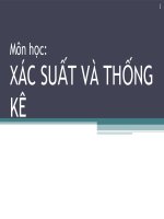 Chuong 3  cac quy luat phan phoi xac suat thuong gap