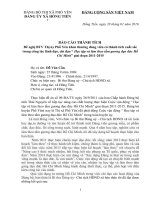 mẫu báo cáo thành tích cá nhân