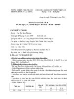 Báo cáo thành tích CSTDCS năm 2015