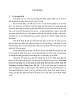 bài tóm tắt giải pháp phát triển hoạt động cho vay tiêu dùng tại pgbank thăng long