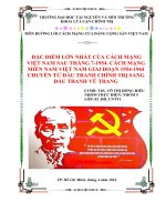 Tài liệu môn đường lối Đảng Cộng Sản Việt Nam