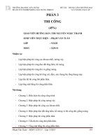 thuyết minh thi công báo cáo thực tập tốt nghiệp