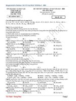 Đề chuyên vinh   lân 3  2016