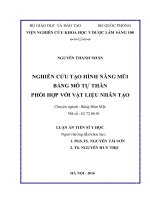 Nghiên cứu tạo hình nâng mũi bằng mô tự thân phối hợp với vật liệu nhân tạo (FULL TEXT)