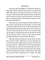 Phát triển hoạt động giao nhận vận tải hàng hoá đối với công ty TNHH SANHO 