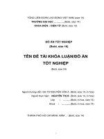 hướng dẫn trình bài mẫu đồ án tốt nghiệp