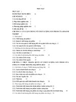 Một số giải pháp góp phần nâng cao chất lượng sản phẩm ở công ty TNHH thương mại dũng hải 