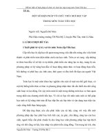 Một số biện pháp tổ chức trò chơi học tập trong môn toán tiểu học 