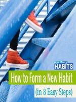 form a habit in 8 steps