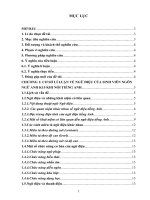 Nghiên cứu sự thể hiện và cảm nhận ngữ điệu tiếng anh ở các bạn sinh viên ngôn ngữ anh k15 