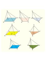 TỔNG HỢP HÌNH KHÔNG GIAN 1112