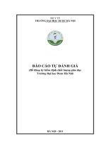 đăng ký kiểm định chất lượng giáo dục Trường Đại học Dược Hà Nội